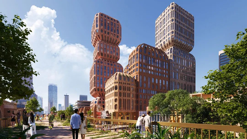 發光的燈籠塔/Heatherwick Studio在泰國的首個項目如此抽象？